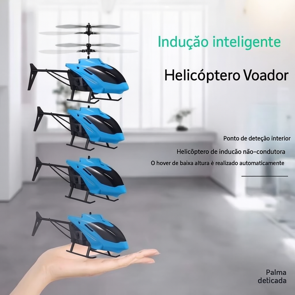 Mini Drone RC Recarregável – Seguro, Resistente e Perfeito para Crianças