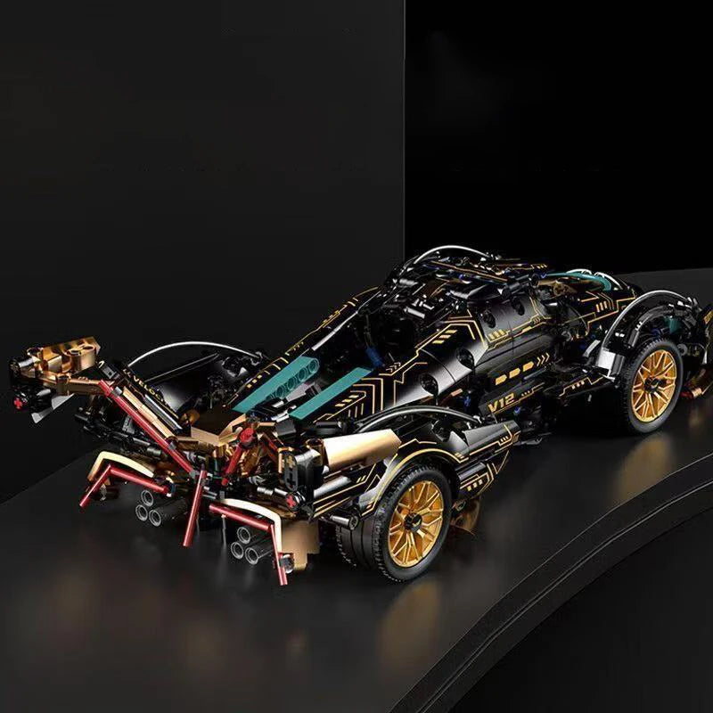 Modelo V12 1690 Peças – Edição Atualizada, resistente e ideal para colecionadores.