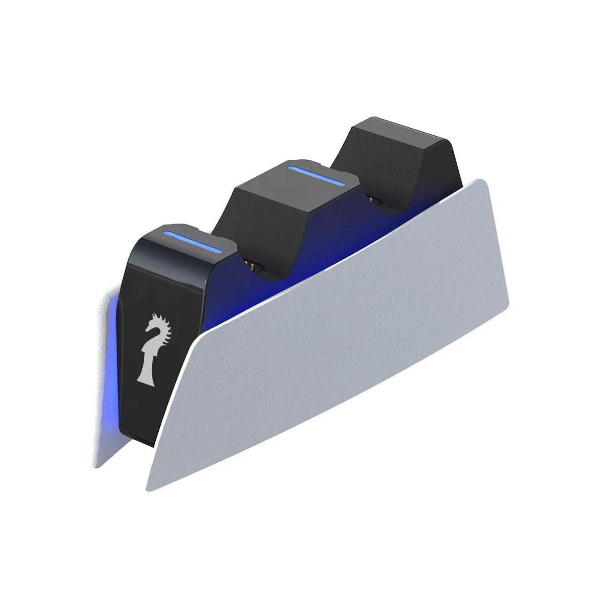 Carregador para Sony PlayStation 5 (PS5) — Base de Carregamento Rápido USB Tipo-C para Controles Sem Fio, Estação Dual para Dois Gamepads