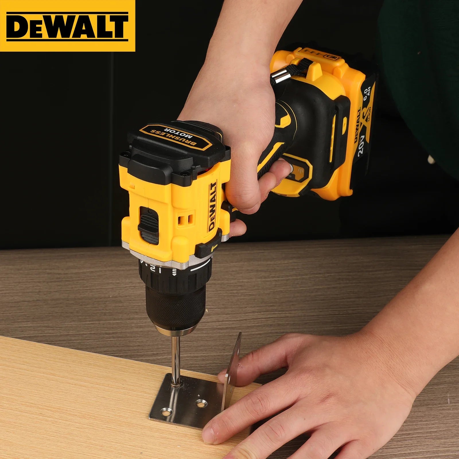 Furadeira de Impacto Sem Fio DEWALT DCD805 20V MAX Brushless – Parafusadeira Elétrica Multifuncional