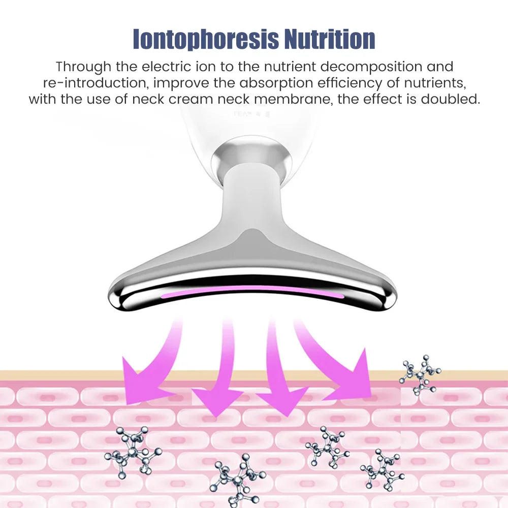 Lifting Facial e Pescoço EMS – Terapia LED, Redução de Papada e Rejuvenescimento Avançado