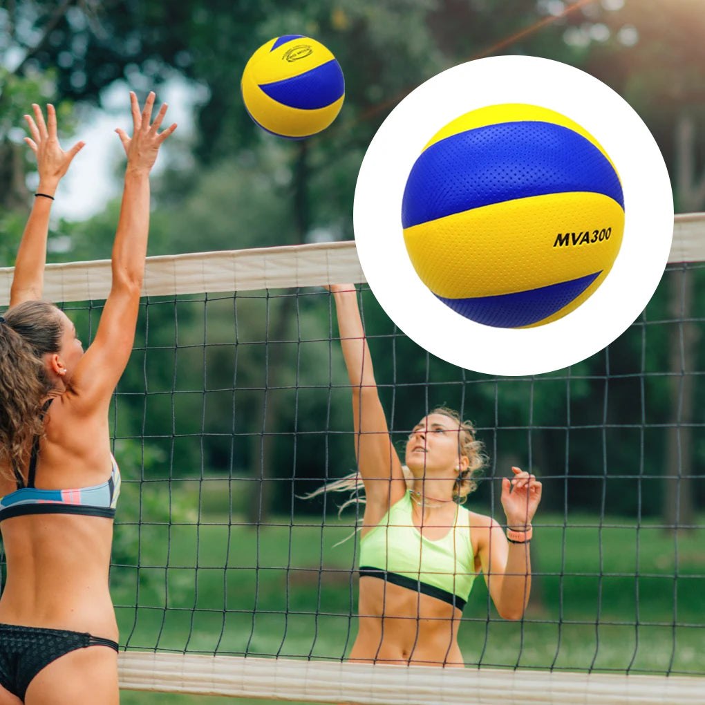 Bola de Vôlei Profissional PU – Tamanho 5  Toque Macio • Indoor & Outdoor • Treinos e Competições