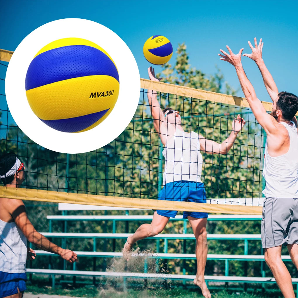 Bola de Vôlei Profissional PU – Tamanho 5  Toque Macio • Indoor & Outdoor • Treinos e Competições