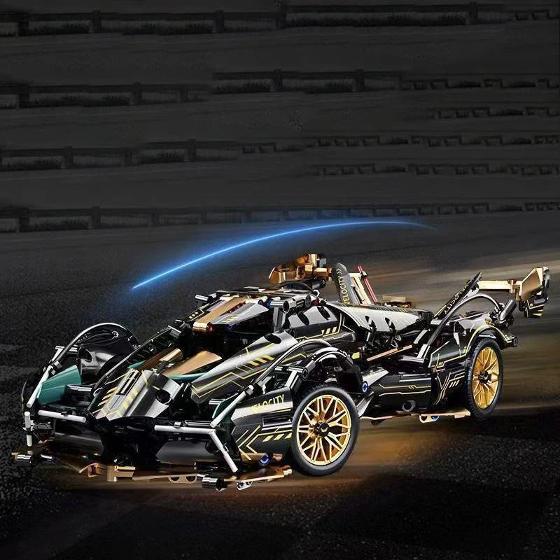 Modelo V12 1690 Peças – Edição Atualizada, resistente e ideal para colecionadores.