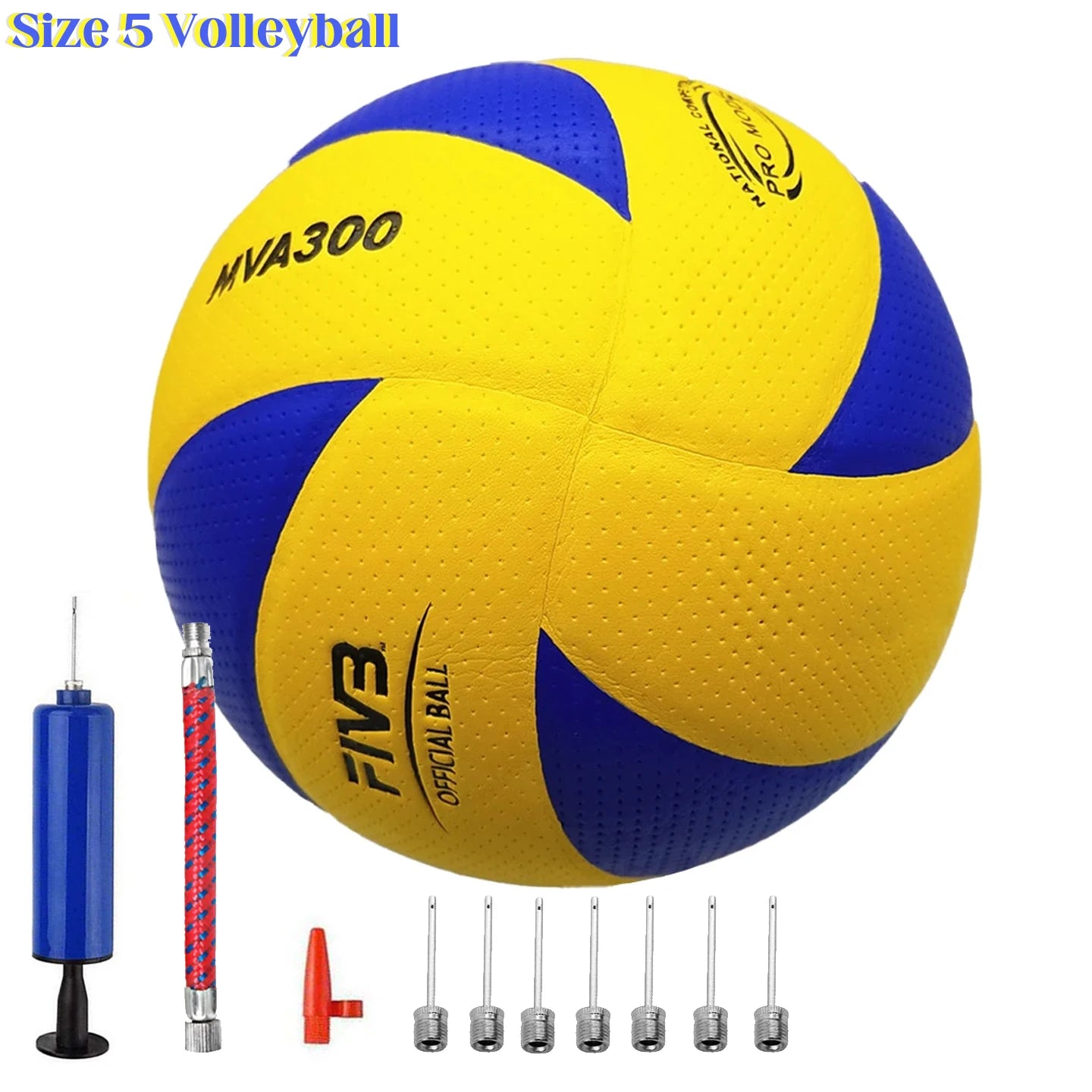 Bola de Vôlei Profissional PU – Tamanho 5  Toque Macio • Indoor & Outdoor • Treinos e Competições