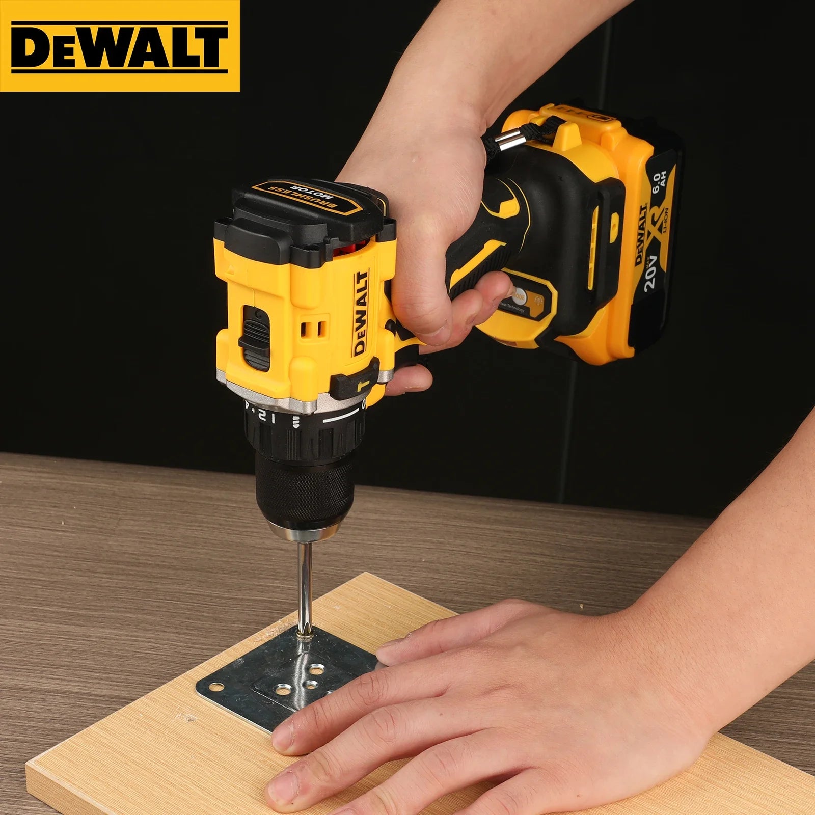 Furadeira de Impacto Sem Fio DEWALT DCD805 20V MAX Brushless – Parafusadeira Elétrica Multifuncional