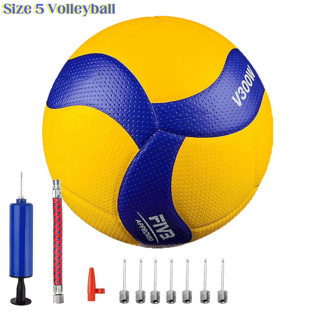 Bola de Vôlei Profissional PU – Tamanho 5  Toque Macio • Indoor & Outdoor • Treinos e Competições