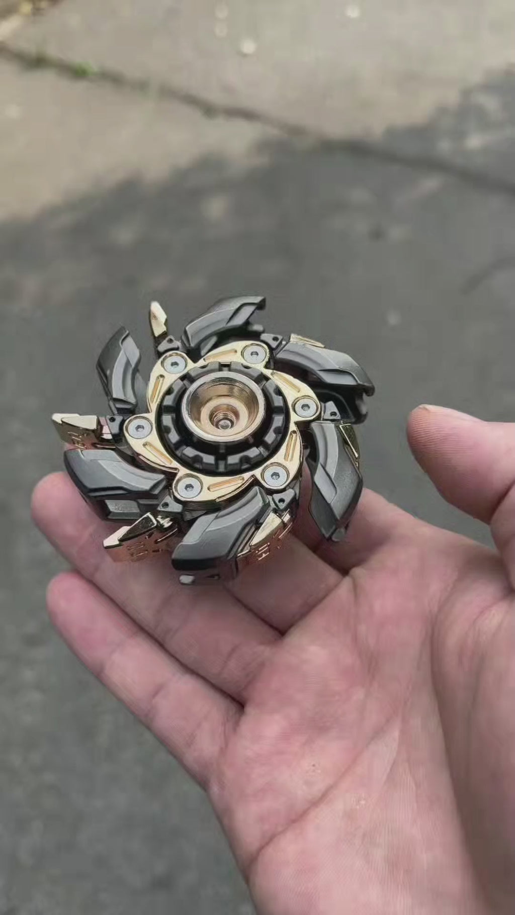 EDC Fidget Sliders Open Armor – Giroscópio Magnético Antiestresse