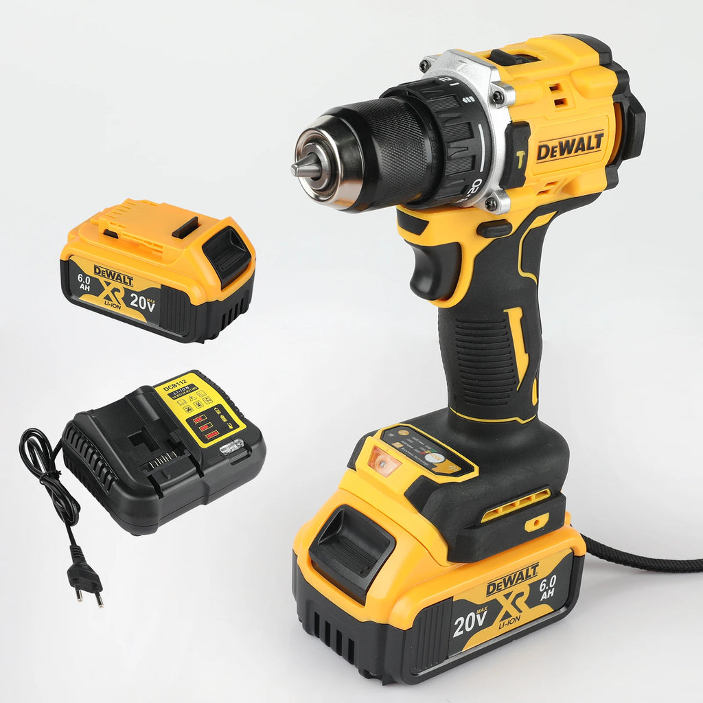 Furadeira de Impacto Sem Fio DEWALT DCD805 20V MAX Brushless – Parafusadeira Elétrica Multifuncional